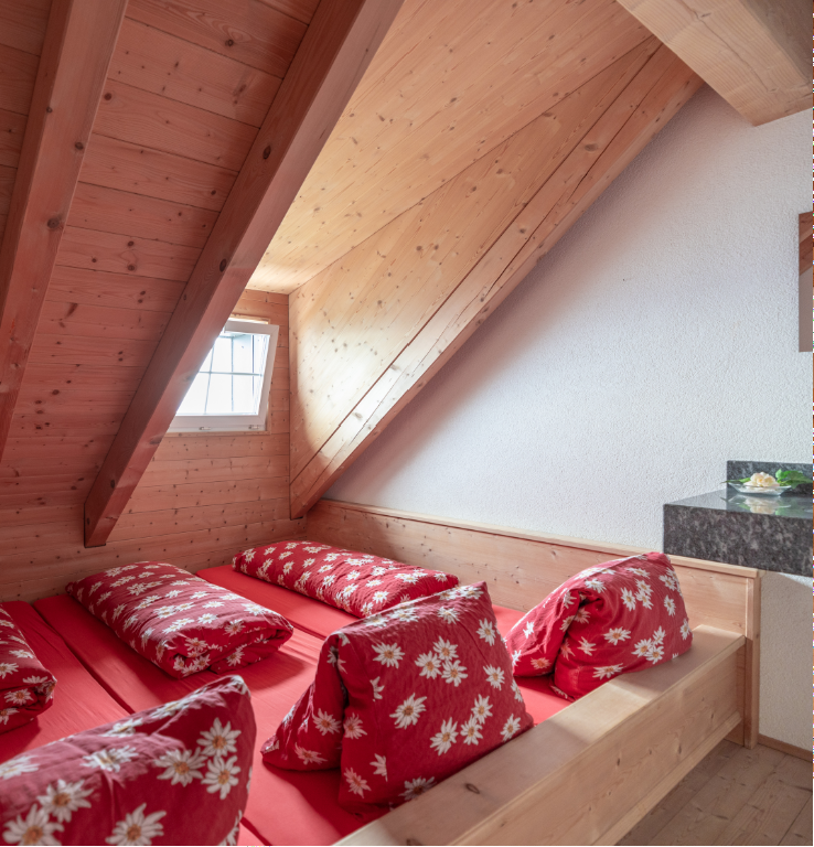 Dreibettzimmer, Übernachtung